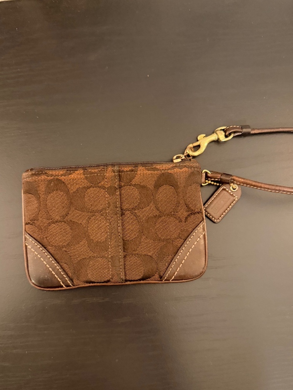 Vintage Coach wristlet
